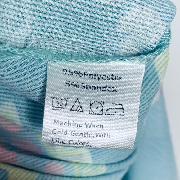 Oaku Tropical Ocean Hawaiian Flowy Beach dress, shirt, swim coverup Size 4XL - Picture 14 of 16